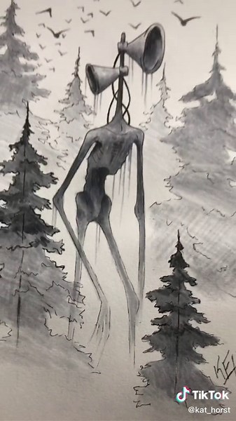 Creative Sirenhead Sketch | Art Pen Drawing