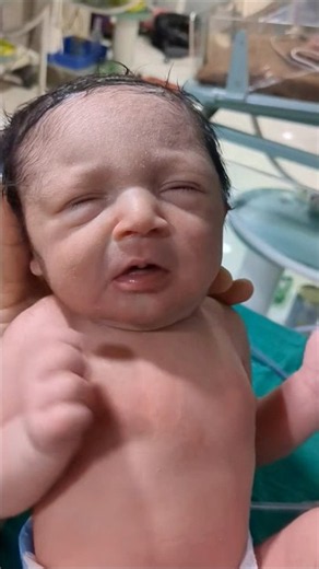 These are cute and heart melting moments 😍 #newbornbaby