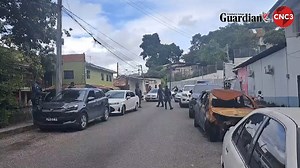 Officers carry out stop and search exercises at Besson Street, Port-of-Spain. Video by Anna-Lisa Paul. | CNC3 Television, Trinidad and Tobago