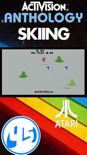 Skiing (Atari) – Gameplay Short