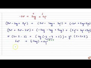 Addition of algebraic expressions with examples