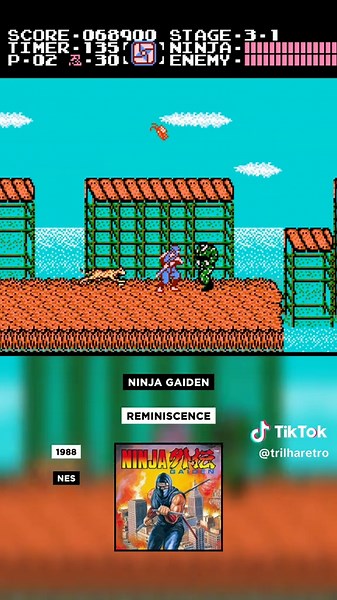 🎮Ninja Gaiden - Reminiscence🎵 #games #videogame #ninjagaiden #nintendo #nes #soundtrack #theme #gamesoundtrack #ost #gamemusic