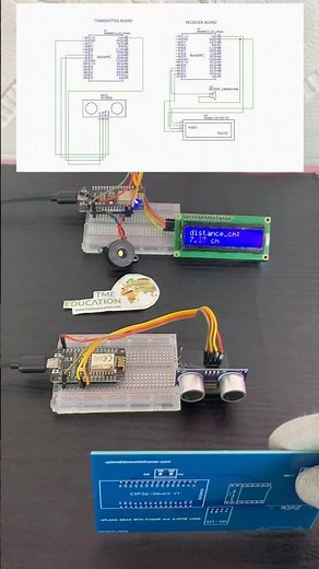 Wireless Distance Measure detection #arduino #engineering #electronics #technology #computerscience