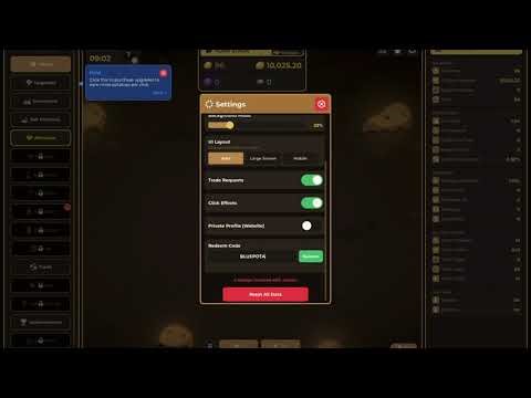 Idle Potato Game codes (February 2026)