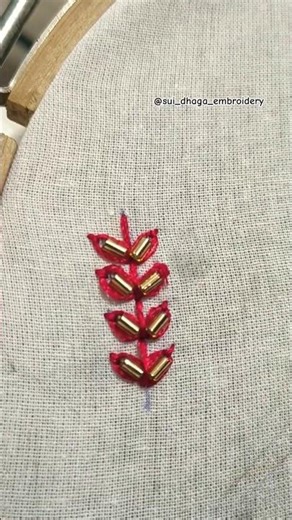 Learn Basic of Hand Embroidery 🥰🪡✨♥️#learn #embroidery #beginnersstitch #handembroidery #sewing
