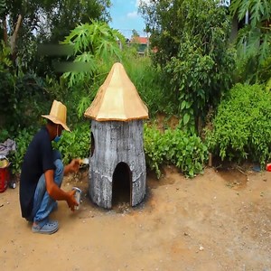 Create a unique waterfall to decorate the garden | Garden Ideas