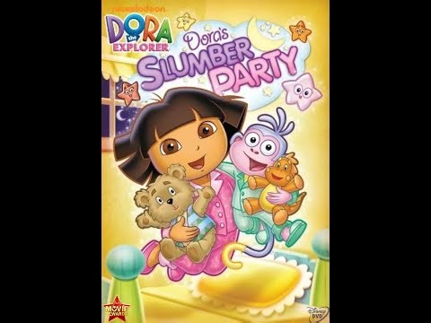 Dora The Explorer Dora's Slumber Party 2000 DVD Opening