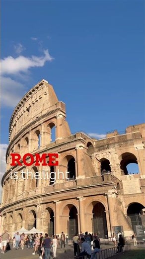 #fridaynightlights @ The Colosseum, Rome.