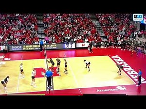 Lexi Rodriguez Amazing Defense Libero Nebraska Husker Volleyball vs Purdue 10/23/21 Lindsay Krause
