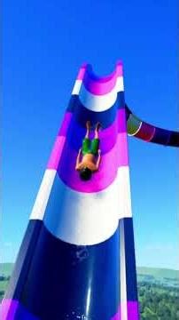 😱Pure Terror: The Waterslide That Broke Me! 😱