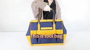 YCW Custom 50-Pocket Tool Backpack Bag YCW Factory Price Heavy Duty Engineer Backpack Tool Bag Professional Tool Backpack Bag