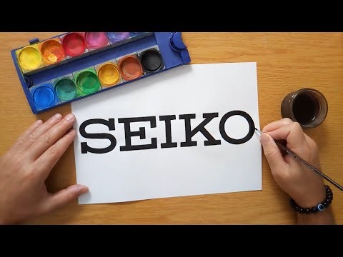 How to draw the SEIKO logo
