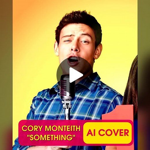 Cory Monteith AI Cover of 'Something' | Glee AI Singing Performance