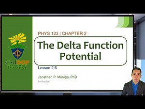 Quantum Mechanics | Lesson 2.6 | The Delta Function Potential
