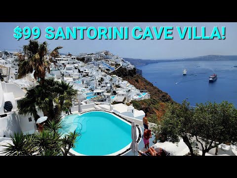 Luxury Cave Villa in Santorini, Greece for Only $99/ Night!