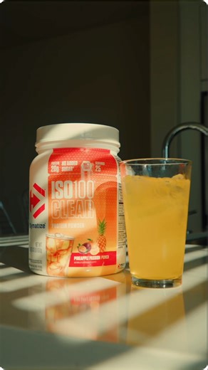 Dymatize on Instagram: "Whey. Clear Whey. Pineapple Passion Punch ISO100 Clear Whey. We hope you're just as hyped as @iamchristianromo 💪"