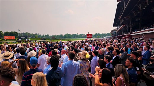 A new mark for a historic moment: the logo for the final Belmont Stakes at Historic Saratoga Race Course. Tickets on sale Thursday at belmontstakes.com | Belmont Stakes