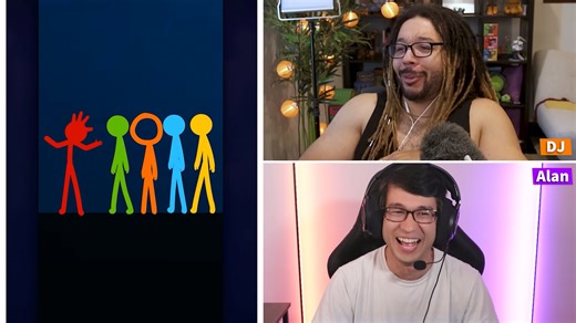 [双语字幕]【Alan和DJ的反应】火柴人短片系列77-101第三季合集（按照短片顺序剪辑、修复原视频剪辑错误）