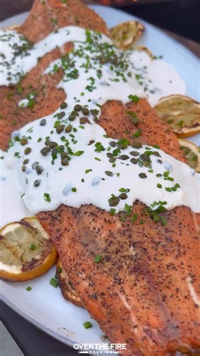 Sauced-up salmon | Over The Fire Cooking by Derek Wolf