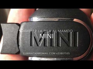 Comment changer la pile de la télécommande de la Mini Cooper.