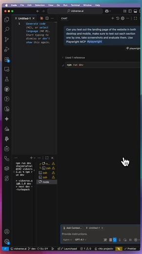 97K views · 1K reactions | How to Automatically Test any website using AI in REAL Browser! Follow for more relevant content! | Shajeel Afzal | Facebook
