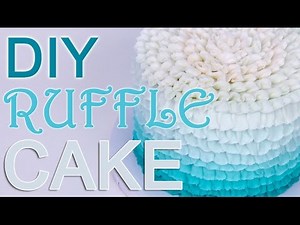 Tiffany Blue Ombre Ruffle CAKE