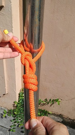 Very strong knot. #knot #knots #hitch #nudos #techniques #bowline #bowlineknot #knottying #campingknot #basicknots #constrictorhitch | Millie
