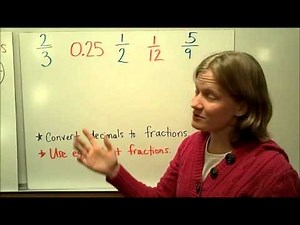 Ordering Fractions and Decimals