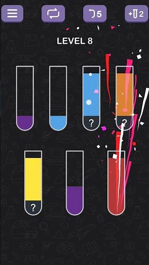 Water Sort Puzzle - Sort Color |#level8