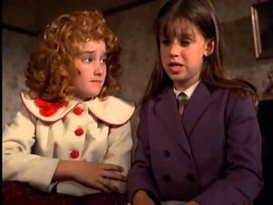 Annie with Molly at Micheal's home