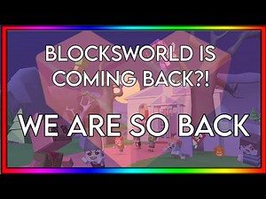 BLOCKSWORLD IS COMING BACK?!? | Confirmed Blocksworld revival is happening!