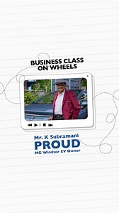 Morris Garages India | A legacy of love for MG! K Subramani's 60-year journey with our brand is a testament to our commitment to excellence. From vintage classics... | Instagram