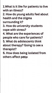 9 qualitative research topic ideas in Health and psychology