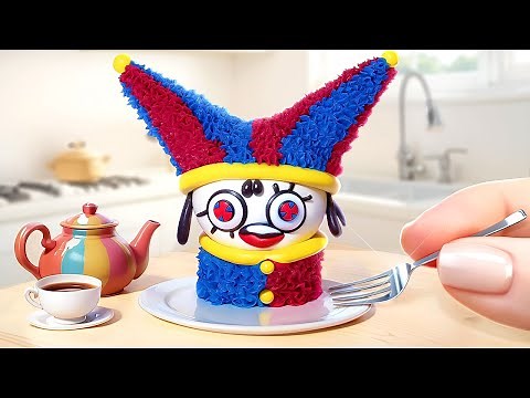 I Made the Amazing Digital Circus out of Cake! Miniature Decorating Idea