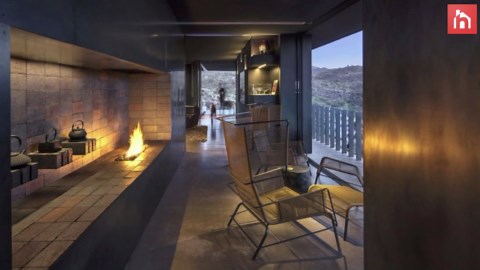 Contemporary House With A Unique Floor Plan And A Huge Roof Canopy