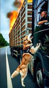 Siberian husky warning to old man #dogs #rescue #animals #husky