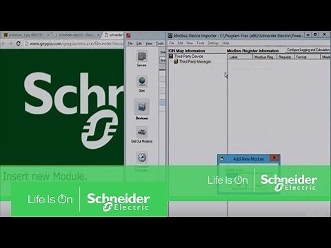 Adding 3rd Party Modbus Devices in Power Monitoring Expert | Schneider Electric