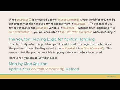 Solving the Null Pointer Exception in Android Services: How to Use Intent Extras Efficiently