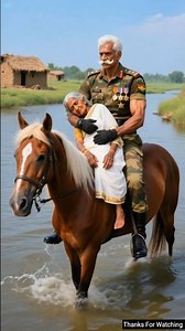 Senior Indian Soldier Saves Grandma and Builds Pineapple Ship for Her #shorts​​ #ai​​ #army​​ #save​