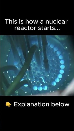 What Happens When a Nuclear Reactor Starts Up😳👇 Explanation below #shorts #nuclear #physics