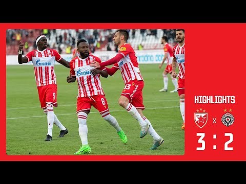 Crvena zvezda - Partizan 3:2, highlights