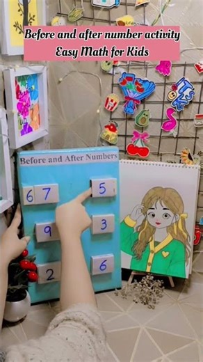 Before and After Number Activity | Math Concept,Easy Learning🌸#BeforeAfterNumber#NumberActivity#Math
