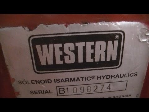 New Pump install on Western Unimount Snowplow