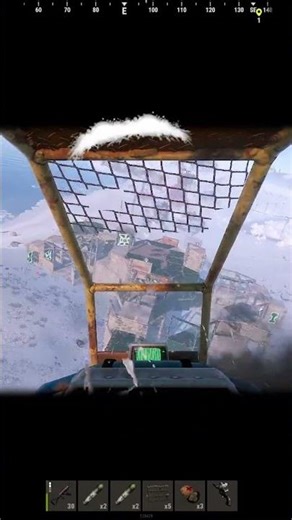 The attack heli is broken #rust #shorts
