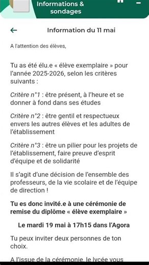 ça a changé Pronote 🤣 je vois ça dans Pronote 🤣 apparemment je suis un élève modèle 🤣