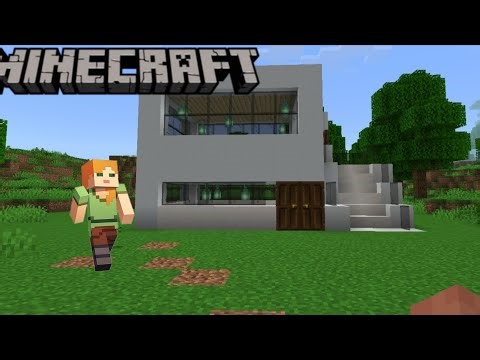 Haw to make moden house!! Minecraft #vadio