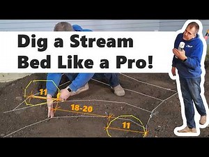 How to Dig the Perfect Stream Bed for a Pondless Waterfall | Pondless tutorial P.5