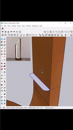 ✅ SketchUp Hack: Stylish LED Lamp Design in Minutes!