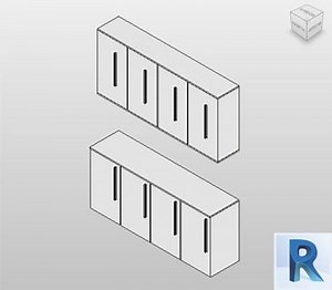 Office desk revit - Escritorio oficina revit | Bimshares
