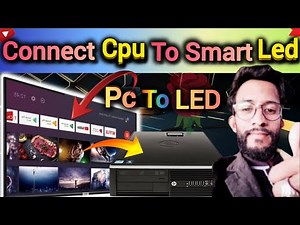 How To Connect Pc To Smart Tv || How To Connect Computer To Android Tv"